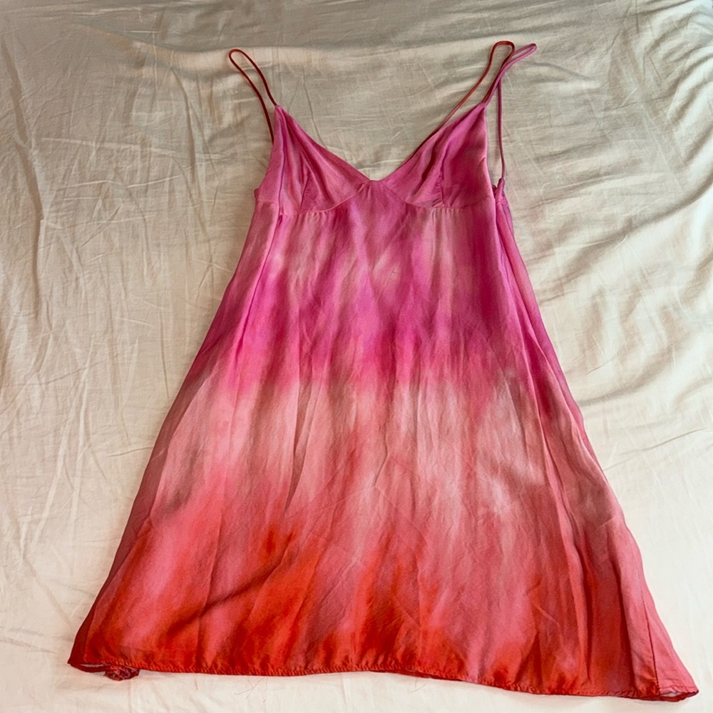 Zara Tye Dye Mini Dress